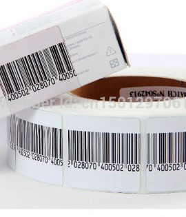 Etiqueta adhesiva RF 40x40 codigo barra
