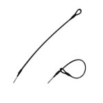 Lanyard Punta y Loop 200mm Negro
