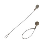 Lanyard Golilla y Loop 230mm Gris