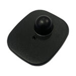 Etiqueta Mini Square RF Black incl. Pin